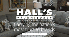 Desktop Screenshot of hallsfurniture.com